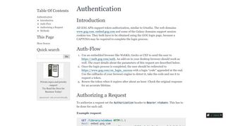 Authentication — GOG-API 0.1 documentation