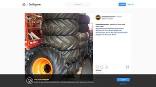tires lots of Ausa tires from Spain. #gogenielift #genielift ... - Instagram