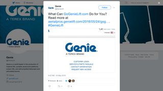 Genie on Twitter: 