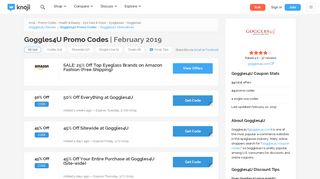 $3 Off GOGGLES4U Promo Codes | Jan 2019 Coupons