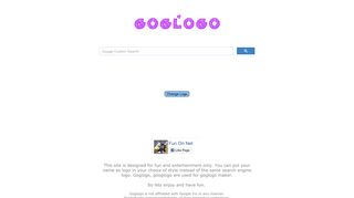 Goglogo's Search Engine