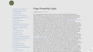 Gogo Dropship Login - Gogo Dropship - Wholesaletrio.com