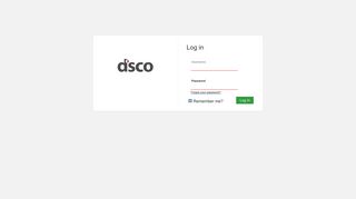 Customer log in | Dsco