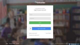 GoGuardian Account - Log in