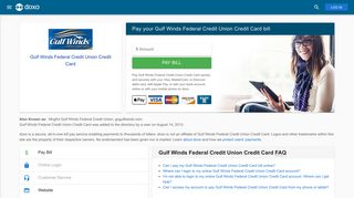 Gulf Winds Federal Credit Union Credit Card: Login, Bill Pay ... - Doxo