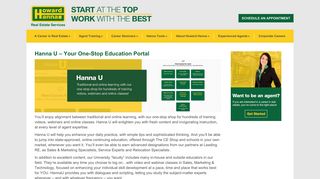 One-Stop Real Estate Agent Education | Hanna U