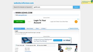 gohi5.com at Website Informer. Login. Visit Gohi 5.