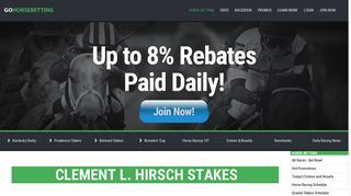 The Clement L. Hirsch Stakes - Go Horse Betting