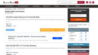 Goibibo Offers and Coupons. Verified 15 Promo Code 29th January ...