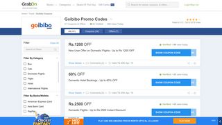 31 Goibibo Promo Codes | Rs 1200 OFF Coupons & Offers | Feb 2019