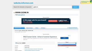 goim.in at Website Informer. Visit Goim.