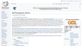 Gol Transportes Aéreos - Wikipedia