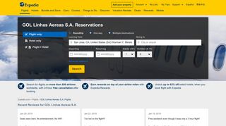 GOL Linhas Aereas S.A.: Book Tickets & Reservations on GOL ...