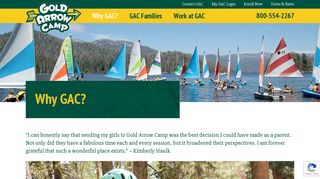 Gold Arrow Camp - California's Premiere Outdoor Mountain & Lake ...