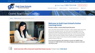 Online Florida Real Estate Courses - Gold Coast Schools