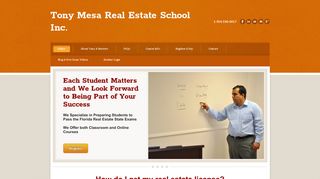 Tony Mesa Real Estate School Inc.