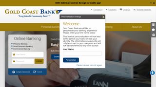 Welcome to Gold Coast Bank