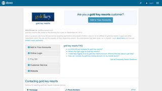 gold key resorts: Login, Bill Pay, Customer Service and Care Sign-In