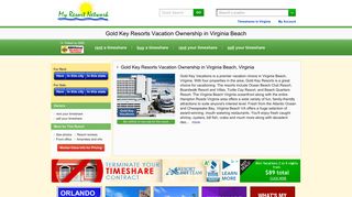 Gold Key Resorts Vacation Ownership, Virginia Beach, Virginia ...