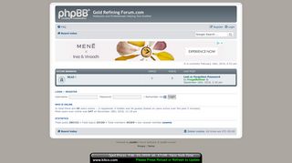 Gold Refining Forum.com - Index page