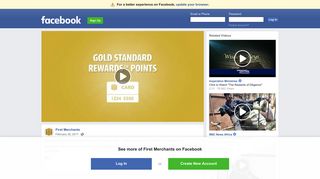 First Merchants - Gold Standard Rewards | Facebook