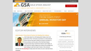 Gold Stock Analyst: Audited Results