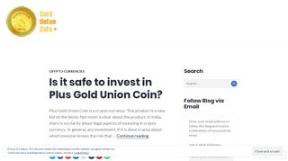 Gold Union Coin Plus