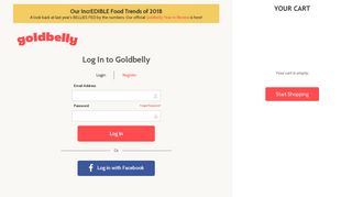 Sign Up / Log In - Goldbelly