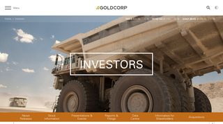 Goldcorp Inc. - Investors