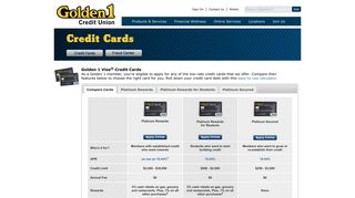 Platinum Rewards Credit Card - Golden 1 Credit Union