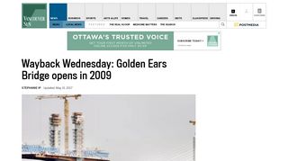 Wayback Wednesday: A Golden Ears Bridge too far | Vancouver Sun