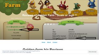 Golden-farm.biz Reviews – Reviews of Golden Farm : Scam or legit ?