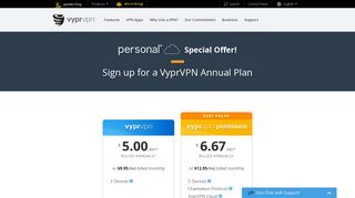 Create a VyprVPN account | Golden Frog