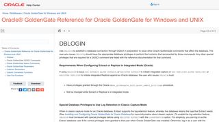 DBLOGIN - Oracle Docs