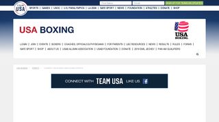 Current USA Boxing Sanctioned Events - Team USA