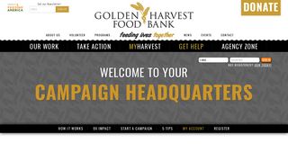 My Account | Golden Harvest Food Bank