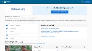 Golden Living: Login, Bill Pay, Customer Service and Care Sign-In