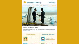 Vietnam Airlines | Lotusmiles Connect