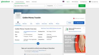 Working at Golden Money Transfer | Glassdoor.co.uk