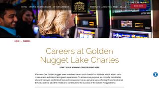 Careers at Golden Nugget Lake Charles