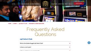 Frequently Asked Questions | Golden Nugget Las Vegas
