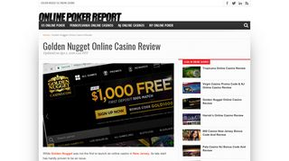 Golden Nugget NJ Online Casino — 2019 Review & Bonus Code $20 ...
