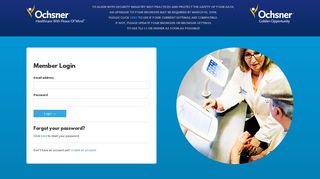 Login - Ochsner Health System — Golden Opportunity Community