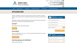 Golden State Water Company | MyGSWater