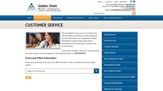 Golden State Water Company | Customer Service