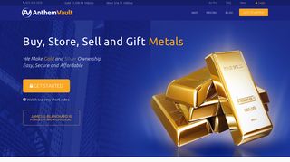 Buy Gold Online - AnthemVault