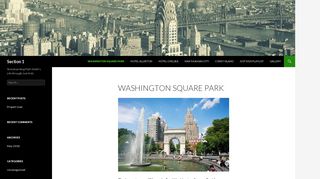 Washington Square Park | Section 1