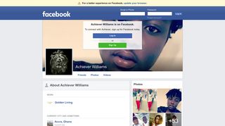 Achiever Williams | Facebook