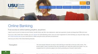 About Online Banking - USU Credit Union