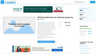 Visit Webmail.goldenwest.net - Welcome, please log in.